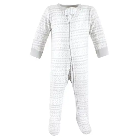 Touched by Nature Infant Boy Organic Cotton Sleep and Play, Boy Endangered Safari image {4}