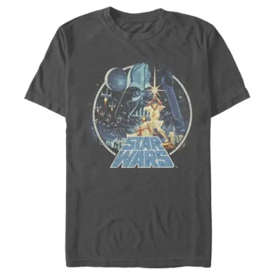 Men's Star Wars Classic Scene Circle T-Shirt image {4}