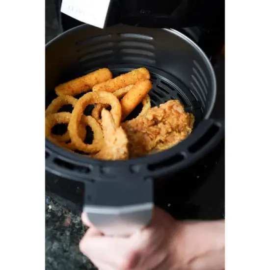 Ultrean Air Fryer, 4.2 Quart Electric Hot Airfryer Oven Oilless Cooker for Quick Easy Meals, Nonstick Frying Pot, UL Certified,1500w, Black image {6}