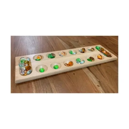 AreYouGame.com Mancala Board Game: Strategy, Problem Solving, 2 Players, Includes Instructions & Pieces image {6}