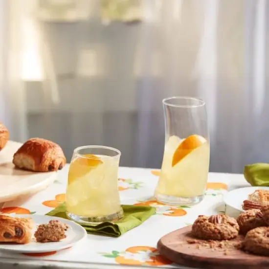 Libbey Swerve 16 Piece Tumbler and Rocks Glass Set image {1}