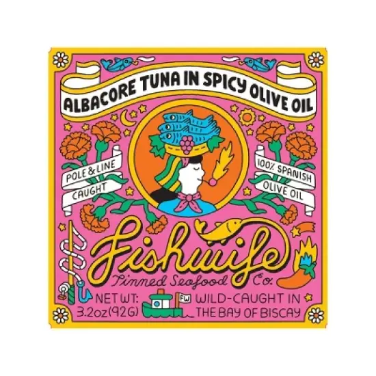 Fishwife Albacore Tuna in Spicy Olive Oil - 3.2oz image {6}