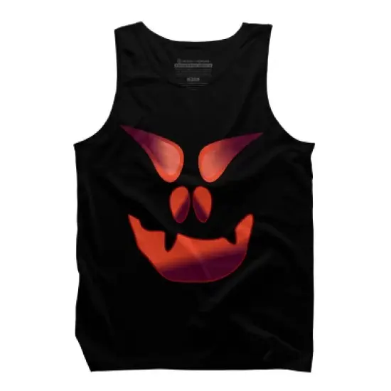Men's Design By Humans Halloween Monster By LamaStar Tank Top image {4}
