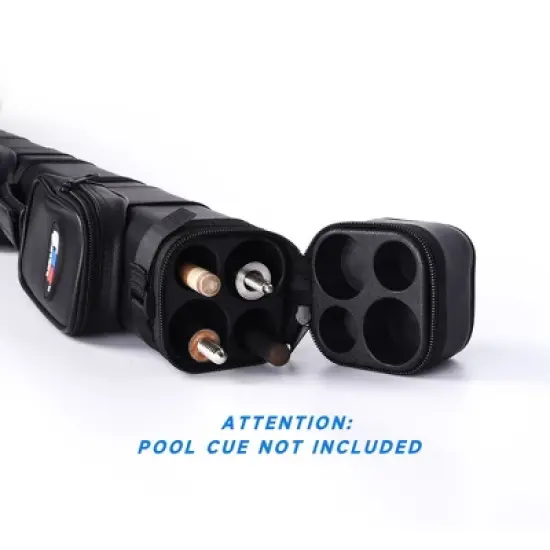 GSE 2x2 Square Cue Case, Pool Cue Stick Carrying Case, Billiard Cue Case Holds 2 Butts and 2 Shafts image {6}