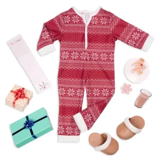 Our Generation Noelle with Storybook & Outfit 18" Posable Holiday Doll image {4}