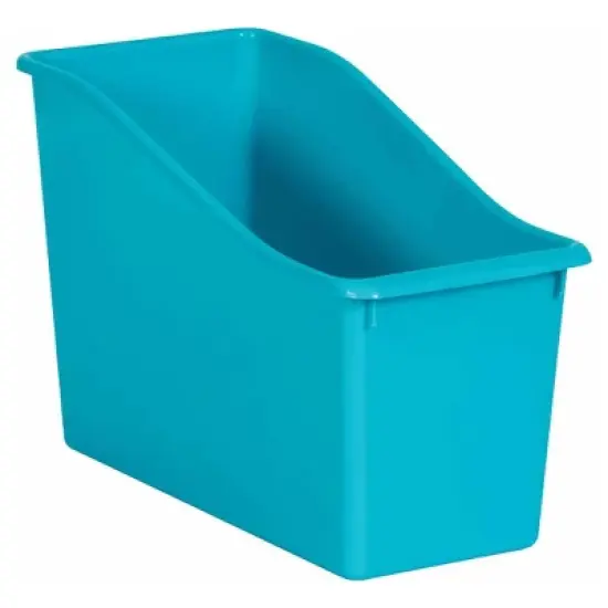 Teacher Created Resources&reg; Teal Plastic Book Bin, Pack of 6 image {1}