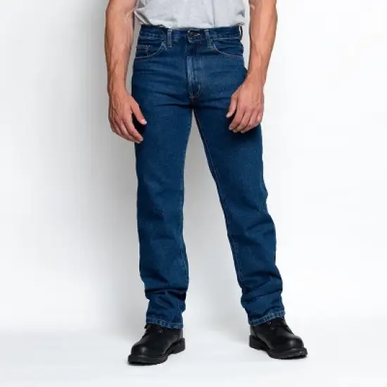 Full Blue Men's Regular Fit 5-Pocket Jeans image {15}