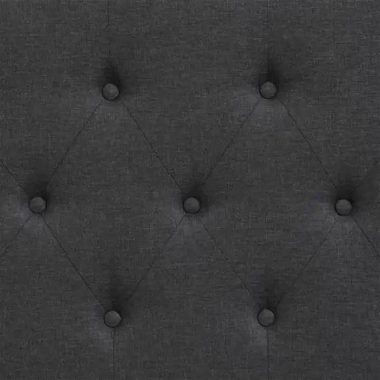 King Amery Tufted Upholstered Headboard Charcoal - Adore Decor image {11}