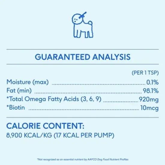 Native Pet Pump Bottle Omega Oil with Fish for Dogs - 8 fl oz image {6}
