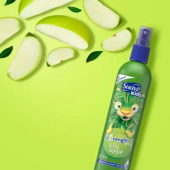 Suave Kids Detangler Spray For Tear-Free Styling Silly Apple - 10 fl oz image {3}