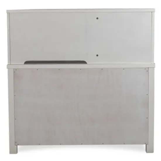 Kids' Highlands Desk with Hutch White - Hillsdale Furniture image {3}