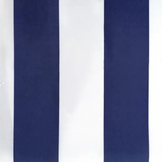 Commonwealth Seascapes Stripes Light Filtering Satiny Look Provide Privacy Grommet Outdoor Panel Pair Indigo image {3}
