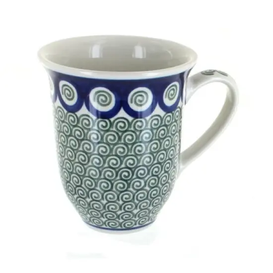 Blue Rose Polish Pottery 826 Ceramika Artystyczna Large Coffee Mug image {23}