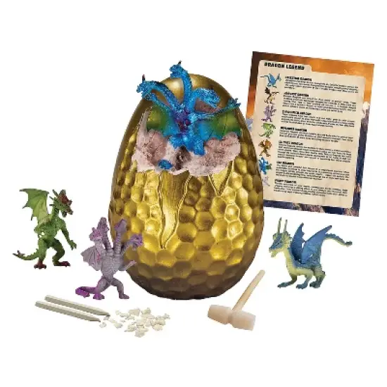 MindWare Dig It Up! Discoveries The Big Egg Dragons - Ages 4+ - Includes 7 Dragons in 1 Huge Egg image {1}