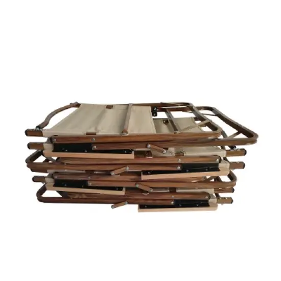 YUHAO 4PCS Foldable Frame Travel Chairs with Armrests, Lightweight & Portable for Camping, Beach, and Outdoor Activities image {7}