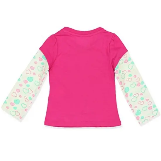 Nickelodeon Girl's Bubble Guppies Graphic Tee with Double Layer Long Sleeves for Toddler image {1}