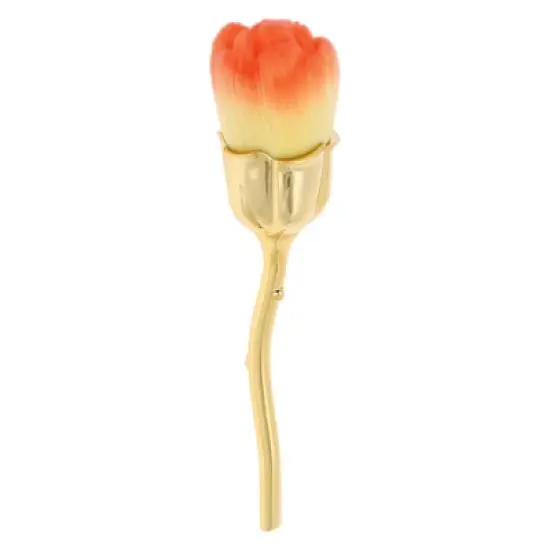 Unique Bargains Flower Shape Powder Brush 1 Pc image {11}