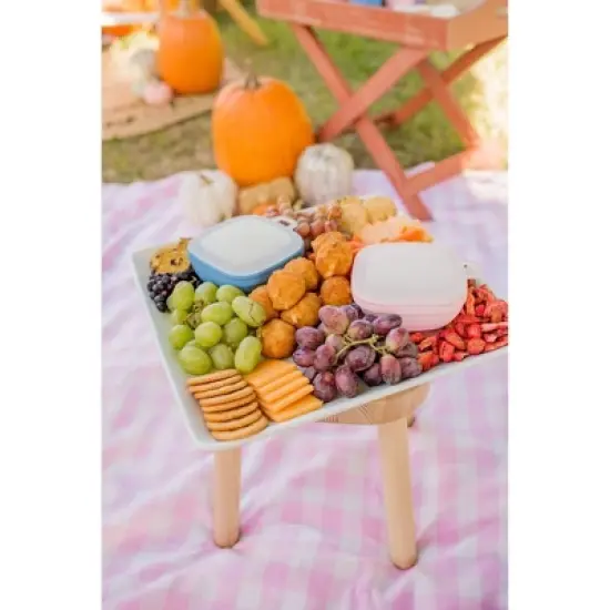 Re-Play Silicone Suction Bowl with Lid - Denim image {2}