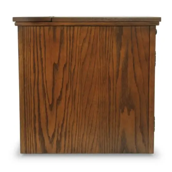 Laflorn Chairside End Side Table with USB Ports and Outlets Brown - Signature Design by Ashley image {11}
