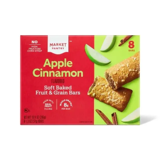 Apple Cinnamon Soft baked Breakfast Bars - 8ct/10.4oz - Market Pantry&trade; image {4}