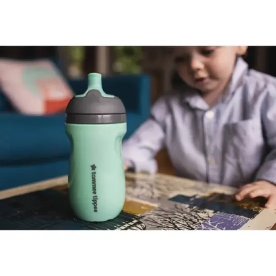 Tommee Tippee 2pk Insulated Sportee Toddler Water Bottle with Handle - 9oz image {3}