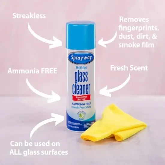 Sprayway Glass Cleaner Ammonia Free Aerosol - 19oz image {5}