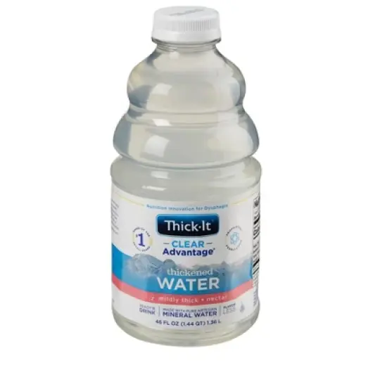 Thick-It Clear Advantage Thickened Water Unflavored 46 oz. Bottle image {2}
