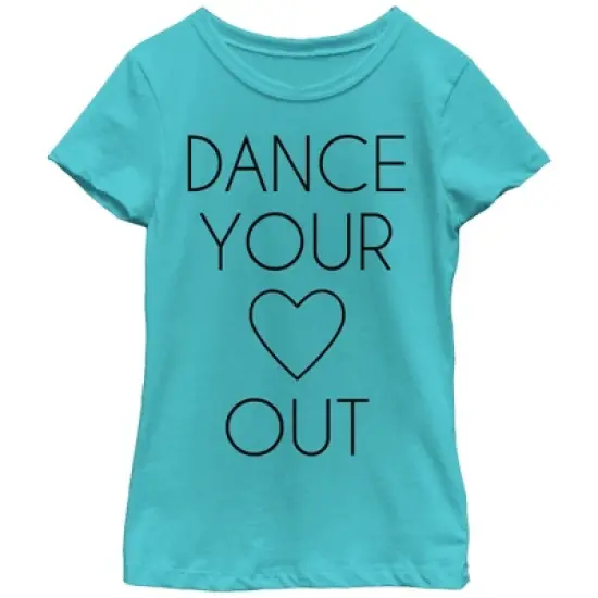 Girl's CHIN UP Dance Your Heart Out T-Shirt image {2}