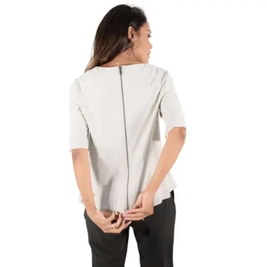 Ingrid & Isabel Maternity EveryWear Zipper Back Top image {3}
