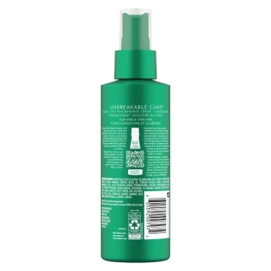 Nexxus Unbreakable Care for Fine & Thin Hair Root Lift Thickening Spray - 6 fl oz image {1}