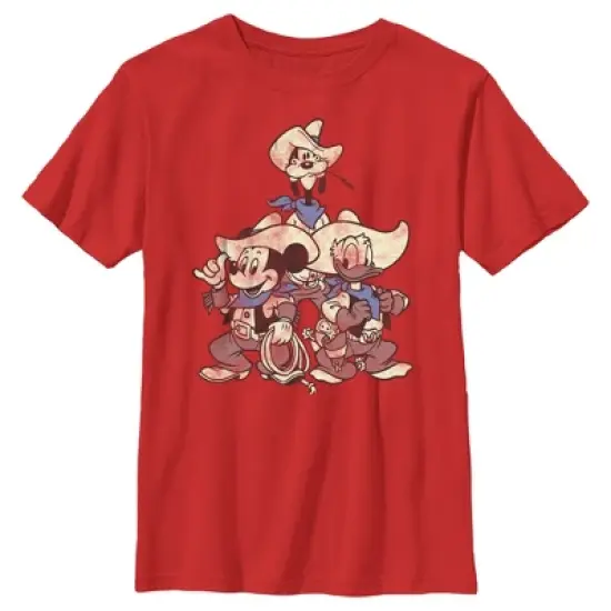 Boy's Disney Mickey & Friends Cowboys T-Shirt image {3}