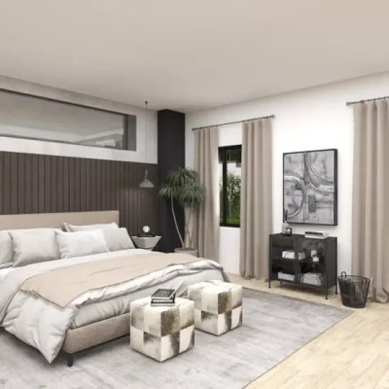 Industrial Metal Cabinet Black - Olivia & May image {13}