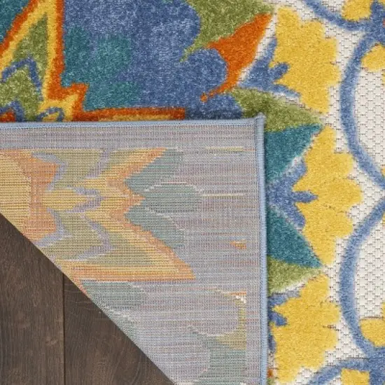 Nourison Aloha Transitional Floral Outdoor Area Rug image {3}