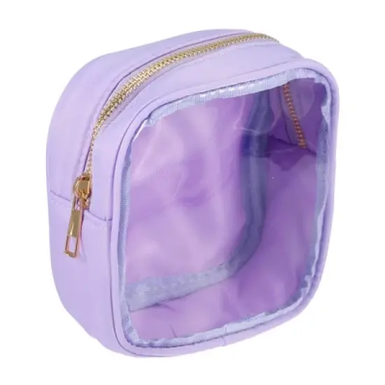 Unique Bargains Waterproof Clear Mini Makeup Bag 1 Pc image {6}