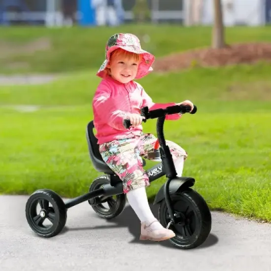 Qaba 3-Wheel Recreation Ride-On Toddler Tricycle With Bell Indoor / Outdoor image {2}