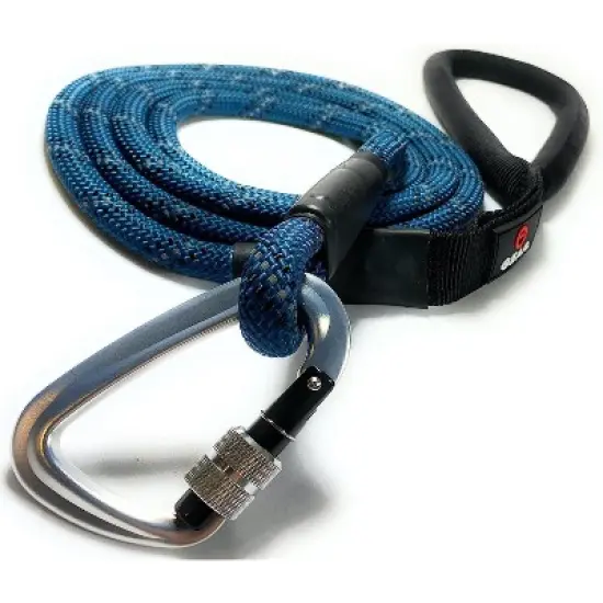 Enthusiast Gear Reflective Rope Dog Leash with Locking Carabiner for Large Medium Small Breeds and Puppy (6&rsquo; Feet) image {8}