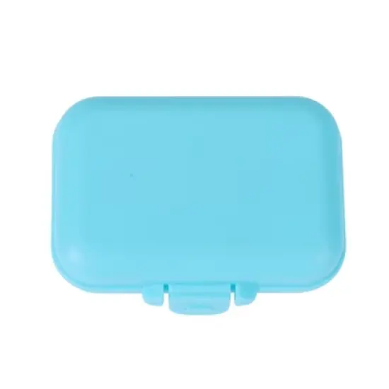 Unique Bargains 6 Grids Single Layer Fixed Type Pill Case 1 Pc image {5}