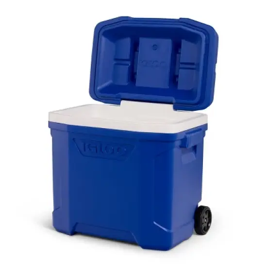 Igloo Latitude 30qt Roller Cooler: Hard-Sided with Wheels, 41-Can Capacity image {11}