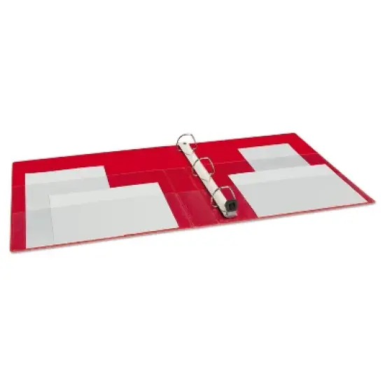 Avery Heavy-Duty View Binder w/Locking 1-Touch EZD Rings 1" Cap Red 79170 image {4}