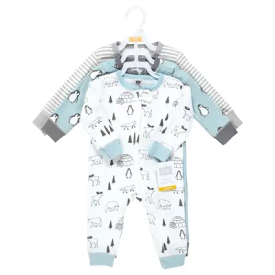 Hudson Baby Cotton Sleep and Play, Penguin image {1}