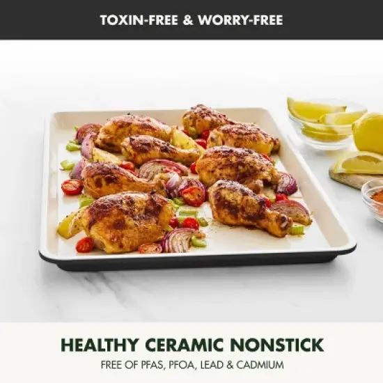 GreenPan 18"x13" Nonstick Ceramic Cookie Sheet image {1}