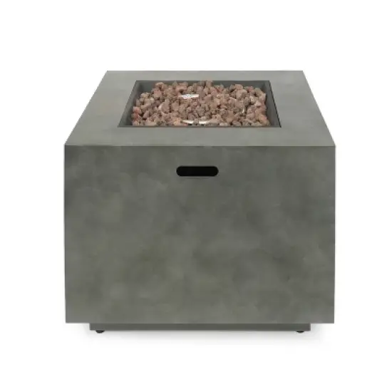 SQUARE IRON FIRE PIT-50 000 BTU image {7}