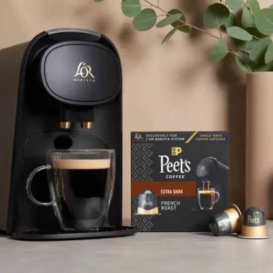 Peet's French Extra Dark Roast Coffee Capsules for L&rsquo;OR Barista  - 11oz/30ct image {1}