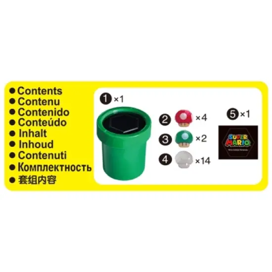 Epoch Games Super Mario Mushroom Mania Balancing Game, Tabletop Skill and Action Game, Ages 4+ image {3}