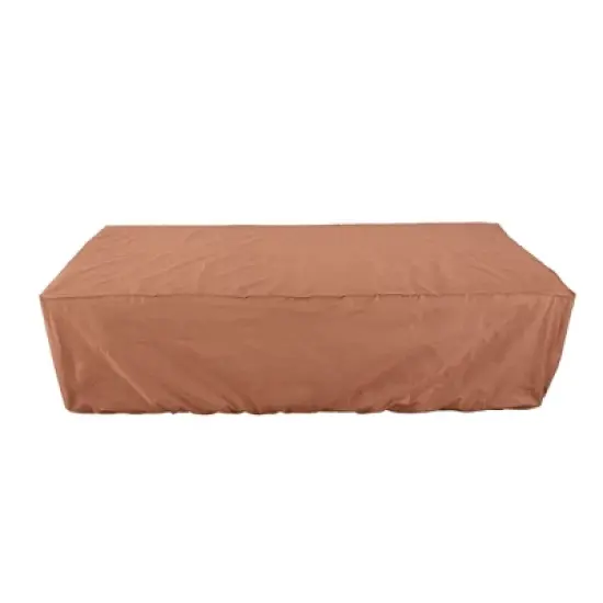 Hoan BBQ All-Weather Rectangle Table Cover, Waterproof & Durable 600D Polyester Fabric with PE Coating - Universal Fit for Outdoor Dining image {5}