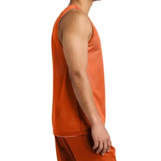 Mafoose Men's PosiCharge Reversible Mesh Moisture-Wicking Double-Layer Tank image {11}