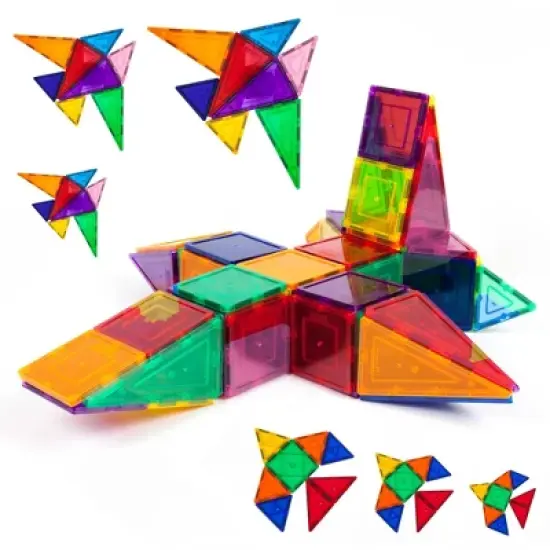 Picasso Tiles Magnetic Tile 100pc Building Set image {7}