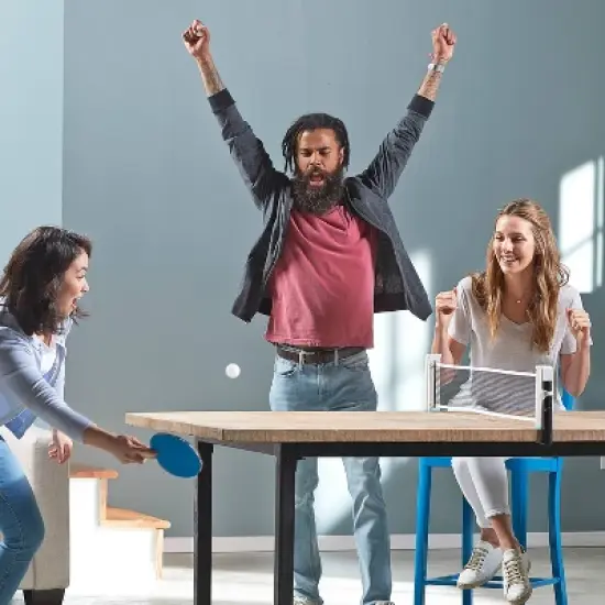 Franklin Sports Anywhere Table Tennis - White/Black image {1}