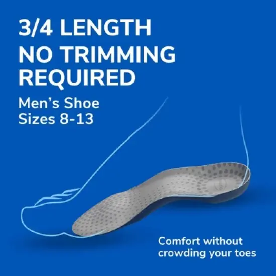 Dr. Scholl's Comfort Tri-Comfort Shoe Insoles for Men - Size 8-12 image {7}