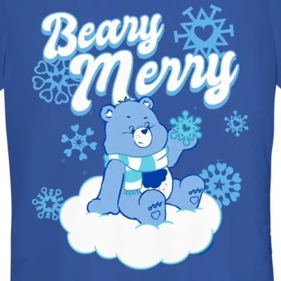 Junior's Care Bears Christmas Grumpy Bear Beary Merry T-Shirt image {1}